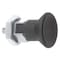 Kipp Indexing Plunger, Short, Size: 0, D1= 5/16-24, D=4, Style D, Lockout Type W. Locknut, SS K0631.18004AK - alternate 1