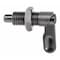 Kipp Indexing Plunger, Cam-Action, D=10, D1= 3/4-10, Steel, Style D, With Locknut, Grip Powder Coated K0348.0710A7 - alternate 1