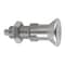 Kipp Indexing Plunger, All SS, Size: 3 D1= M16X1, 5, D=8, Style D Lockout Type W Locknut, Pin Not Hard K0632.114308 - alternate 1