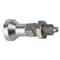 Kipp Indexing Plunger, All SS, Size: 2 D1= M12X1, 5, D=6, Style B Non-Lockout W Locknut, Pin Not Hard K0632.112206 - alternate 1