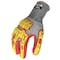 Zoro Select Hi-Vis Cut Resistant Impact Coated Gloves, Cut Level 3 , Nitrile , Sandy , S 1 PR 53GM85 - alternate 1