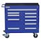 Proto 560 Series Rolling Tool Cabinet, 10 Drawer, Blue, Steel, 45 in W x 21-1/2 in D x 42-1/2 in H J564542-10BL - alternate 1