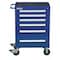 Proto 560 Series Rolling Tool Cabinet, 6 Drawer, Blue, Steel, 30 in W x 21-1/2 in D x 42-1/2 in H J563042-6BL - alternate 1