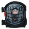 Ergodyne Knee Pad, Hard Shell, Foam, Gel Pad, Rubber Cap, Clip Closure, 2 Straps, Black, Universal 357 - alternate 1