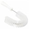 Vikan 7 7/8 in W Hook Brush, Medium, 5 1/4 in L Handle, 15 1/2 in L Brush, White, Polypropylene 53725 - alternate 1