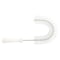 Vikan 7 7/8 in W Hook Brush, Medium, 5 1/4 in L Handle, 15 1/2 in L Brush, White, Polypropylene 53725 - alternate 3