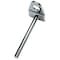 Triton Products 2 In. Single Rod Straight Steel Pegboard Hook for 1/8 In. and 1/4 In. Pegboard, PK10 71220 - alternate 1