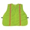 Condor High-Visibility Vest, Vertical Stripe, Lime, Mesh Polyester, Hook and Loop, Universal 53YL98 - alternate 2