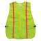 Condor High-Visibility Vest, Vertical, Mesh Polyester, Hook-and-Loop, Unrated, Lime, Size Universal 53YM03 - alternate 2