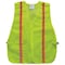 Condor High-Visibility Vest, Vertical, Mesh Polyester, Hook-and-Loop, Unrated, Lime, Size Universal 53YM03 - alternate 1