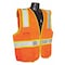 Condor High Visibility Vest, Orange/Red, S 53YM40 - alternate 1