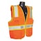 Condor High Visibility Vest, Orange/Red, XL 53YM43 - alternate 1