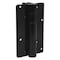 Kwikfit Glass Door Hinge, Aluminum, Screw-On Mounting, 3 1/2 in Leaf W x 5 3/4 in Leaf H, Gloss KF3ABLS - alternate 1