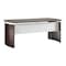 Mayline Curved Desk Medina Desk, Mocha, 72" Wx36" Dx29.5" H, 36" D X 29-1/2" H, 72" W X Mocha Laminate MND72LDC - alternate 1