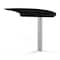 Mayline Curved Desk Medina Curved Desk Extension, Mocha, 47" Wx28" D, 28" D X 29-1/2" H, 47" W X MNEXTRLDC - alternate 1