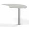 Mayline Curved Desk Medina Curved Desk Extension, 47" W, 28" D X 29-1/2" H, 47" W X MNEXTRTSS - alternate 1