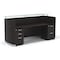 Mayline Reception Desk Medina Reception Station, Mocha, 37-1/4" D X 42-3/4" H, 87-1/4" W X Mocha Laminate MNRSBFLDC - alternate 1