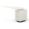 Mayline Right Curved Desk Return Medina Desk Return/Pedestal, Right, Sea Salt, 24" D X 29-1/2" H, 63" W X MNRTPRTSS - alternate 1