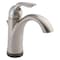 Delta Single Handle Single Hole Lavatory Faucet, Stainless 1 or 3-hole 4" installation Hole 538T-SS-DST - alternate 1