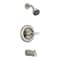 Delta Faucet Tub & Shower Tub / Shower Faucet, Wall, Stainless T13420-SS - alternate 1