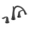 Delta Dual Handle Roman Tub, 8" - 16" Mount, Venetian Bronze 3 Hole T2738-RB - alternate 1