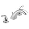Delta Dual Handle Widespread Lavatory Faucet, 6" to 16" Mount, Chrome 3-hole 6-16" installation Hole 3530LF-MPU - alternate 1
