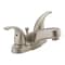 Delta Dual-Handle Centerset Lavatory Faucet, Brushed Nickel 3-hole 4" installation Hole P299628LF-BN - alternate 1