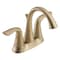 Delta Dual Handle Centerset Lavatory Faucet, 4" Mount, Champagne Bronze 3-hole 4" installation Hole 2538-CZMPU-DST - alternate 1
