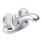 Delta Dual Handle Centerset Lavatory Faucet, 4" Mount, Chrome 3-hole 4" installation Hole B2512LF - alternate 1