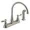 Delta Two Handle, Kitchen Faucet, 8" Mount, 4 Hole Commercial 21996LF-SS - alternate 1