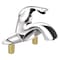 Delta Single Handle Centerset Lavatory Faucet, 4" Mount, Chrome 2 or 3-hole 4" installation Hole 505LF - alternate 1