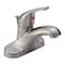 Delta Single Handle Centerset Lavatory Faucet, 4" Mount, Stainless 3-hole 4" installation Hole B510LF-SS - alternate 1