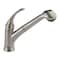Delta Fundtins, 1HdlPulOut KitchenFaucet Stinles, 8" Mount, 1 or 3 Hole Commercial B4310LF-SS - alternate 1