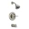 Delta Faucet Tub & Shower Tub / Shower Faucet, Wall, Stainless T13420-SSH2OT - alternate 1