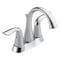 Delta Dual Handle Centerset Lavatory Faucet, 4" Mount, Chrome 3-hole 4" installation Hole 2538-MPU-DST - alternate 1