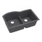 Elkay Quartz Luxe, Undermount Mount, 0 Hole, Charcoal ELXHU3322RCH0 - alternate 1