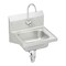 Elkay 15-1/2" W x 16-3/4" L x Wall Hung, 20 ga. 304 Stainless Steel, Sink CHS1716SACTMC - alternate 1