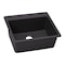 Elkay Sink, Drop-In Mount, Pre-scored for up to 5 Hole, 22.319" x 16.409", Caviar ELX2522CA0 - alternate 1
