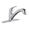 Elkay Faucet, Sngl Hole, Everyday, Levr, Chro, Lever Handle, Single Hole Only Mount, 1 Hole Residential LK5000CR - alternate 1