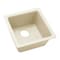 Elkay Sink, Drop-in, Undermount Mount, 0 Hole, 13.15" x 13.15", Parchment ELX1616PA0 - alternate 1