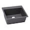 Elkay Sink, Drop-In Mount, Pre-scored for up to 5 Hole, 22.319" x 16.409", Charcoal ELX2522CH0 - alternate 1