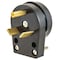 Hubbell Wiring Device-Kellems Straight Blade Plug, TT-30P, 30 A, 125V AC, 2 Pole, Screw Terminals, Grounded HBLTT30P - alternate 1