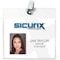 Sicurix Convention Badge Holder, Horizontal, PK50 BAU 67840 - alternate 1