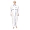 International Enviroguard Disposable Coveralls, M, White, Nonwoven, Storm Flap, Zipper W2502-M - alternate 1