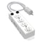 Tripp Lite Outlet Strip, Rack Mounted, 4 5-15R-HG, 5-15P-HG, 7 ft., White PS-407-HG-OEM - alternate 2