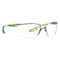 3M CCS, Safety Glasses, Scotchgard Anti-Fog & Anti-Scratch, Clear Lens, Green Frame, Frameless SCCS01SGAF-GRN - alternate 1