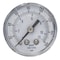 Pic Gauges Industrial Pressure Gauge, 0 to 160 psi, 1 1/2 in Dial, 1/8 in BSPT, Center Back Location SEP-102D-158F-BSPT - alternate 1