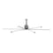 Skyblade Comercial Ceiling Fan, 8 ft Blade Dia, 4 Blades, Variable Speeds, 460V AC, Silver GPROP-0824-646-3 - alternate 1