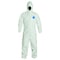 Dupont Tyvek 400 Hooded Disposable Coveralls, Zipper, Elastic Wrist, Elastic Ankle, White, XL, PK25 TY127SWHXL002500 - alternate 1