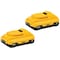 Dewalt 20V MAX Battery 2-Pack, 4.0 Ah, Li-Ion DCB240-2 - alternate 1